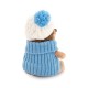 Soft toy Hedgehog Prickly in a hat with a blue pom-pom(15 cm), OS605/15B