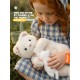 Orange Toys Milo & Millie Balts Kķis 40cm mīkstā rotaļlieta