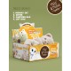Orange Toys Milo & Millie Balts Kķis 40cm mīkstā rotaļlieta