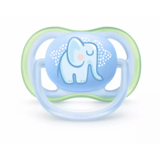 Philips AVENT Ultra Air Pacifier 0-6m, Decos, 2Pack, SCF344/20