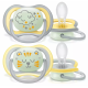 PHILIPS AVENT night soother 2 pcs.ultra air neutral 18m+. SCF376/01