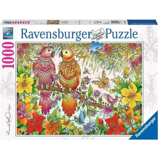 Ravensburger Puzle 1000 gb.Tropical Mood, pelēka,19822