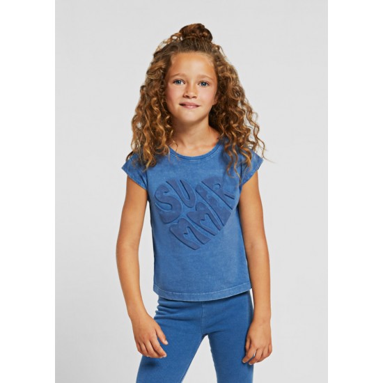 MAYORAL  ECOFRIENDS print t-shirt for older girl 6014/76