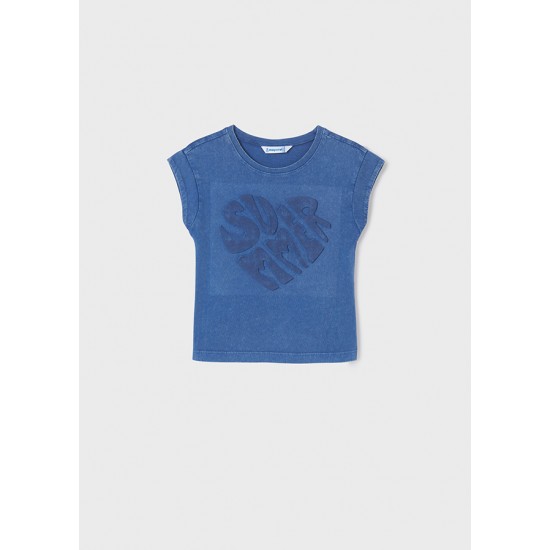 MAYORAL  ECOFRIENDS print t-shirt for older girl 6014/76