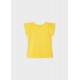 MAYORAL girls' t-shirt with floral appliqué 3071/5 MAYORAL girls' t-shirt with floral appliqué 3071/5