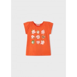 MAYORAL  meiteņu t-krekls  oranžs 3071/56
