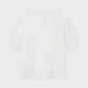 Mayoral white blouse for girls with short sleeves 6174/4 Mayoral white blouse for girls with short sleeves 6174/4