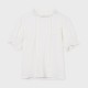 Mayoral white blouse for girls with short sleeves 6174/4 Mayoral white blouse for girls with short sleeves 6174/4