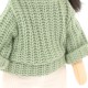 Doll from the Sweet Sisters collection Lilu in a green sweater (32cm) SS04-16