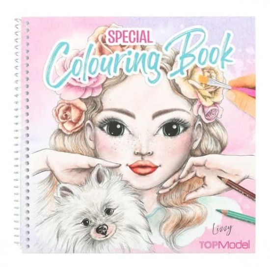 Colouring Book TOPModel Special 20 Pages for Colouring Floral Model Designs