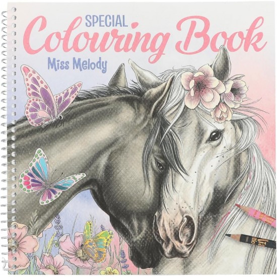Miss Melody Special Colouring Book with 20 Dream Horses Designs, 12469 Miss Melody Special Colouring Book with 20 Dream Horses Designs, 12469