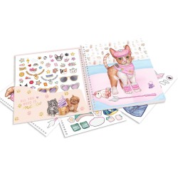  TOPModel Kitty - Dress Me Up Sticker Book with 24 Pages 12965