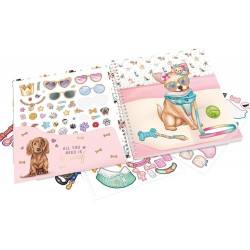  TOPModel Doggy Dress Me Up Sticker Book, 12966