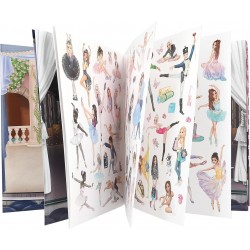 Book with stickers TopModel Ballet, for creativity, 13049