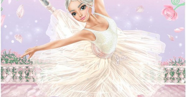 Book with stickers TopModel Ballet, for creativity, 13049 - 13049
