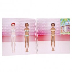 Grāmata ar uzlīmēm TopModel Dress Me Up Ballīte