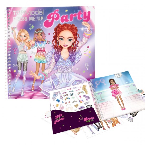 Sticker book TOPModel Glitter Queen Dress Me Up Party