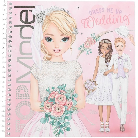 TOPModel Dress Me Up Colouring Book Set with 24 Pre-Printed Pages , 13529 TOPModel Dress Me Up Colouring Book Set with 24 Pre-Printed Pages , 13529