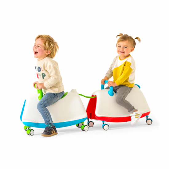 Chillafish Trackie Pushing machine, green, from 1 to 5 years CPTR01LIM