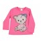 T-shirt for girls with print long sleeves 8985
