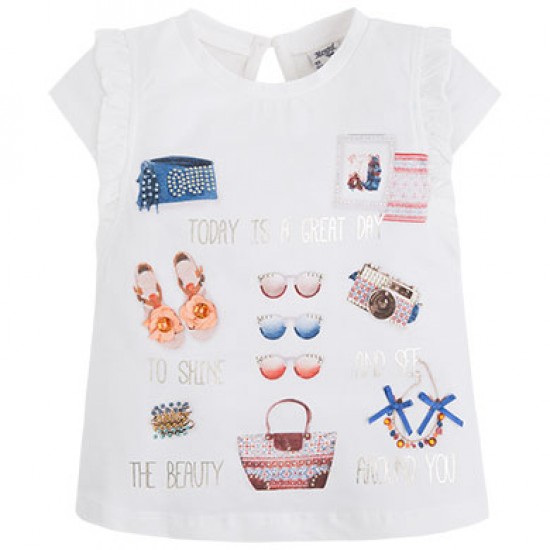 MAYORAL  T-shirt accesories print 3064/065
