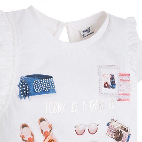 MAYORAL  T-shirt accesories print 3064/065