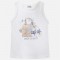 Girl tank top with frilled detail 3095/82
