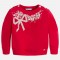 MAYORAL  fleece sweatshirt with strass 3400/21