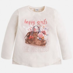 MAYORAL T-shirt Happy long sleeve 4058/26