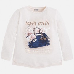 MAYORAL T-shirt Happy long sleeve 4058/28