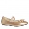 Girls Bow Ballerina Shoes gold 