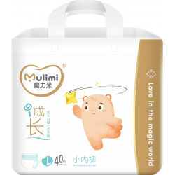 Diapers-panties Mulimi L 9-14kg 40pcs