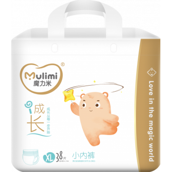 Diapers-panties Mulimi XL 12-17 kg 38pcs
