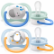 PHILIPS AVENT silikona māneklītis 0-6m, 2gab. ultra air Animals SCF080/05