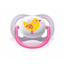 PHILIPS AVENT silikona māneklītis 0-6m, 2gab. ultra air Animals SCF080/06