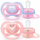 PHILIPS AVENT  Silicone Pacifier 0-6m, 2pcs, ultra air  SCF085/02
