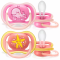 PHILIPS AVENT silikona māneklītis 6-18m, 2gab. ultra air Animals,SCF085/04