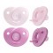 PHILIPS AVENT silikona māneklītis 0-6m, 2 gab. ar silikona vairogu, SCF099/22