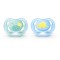 PHILIPS AVENT silikona māneklītis 0-6m, 2gab. ultra air Deco , SCF344/20