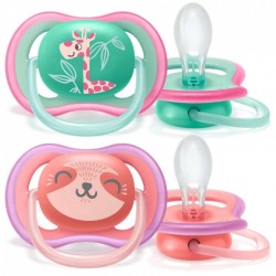 PHILIPS AVENT ULTRA AIR KNUPĪTIS, 18M+, ROZĀ (2 GAB) SCF349/12