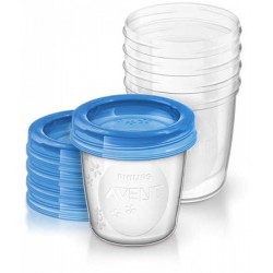 PHILIPS AVENT Milk storage cups 180 ml (5gab), SCF619 / 05