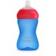 Philips Avent Mācību pudelīte ar mīkstu snīpi - zila no 9 mēn., 300ml, SCF 802/01 Philips Avent Mācību pudelīte ar mīkstu snīpi - zila no 9 mēn., 300ml, SCF 802/01
