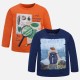 MAYORAL zēnu t-krekls 4031/26 oranžs MAYORAL zēnu t-krekls 4031/26 oranžs