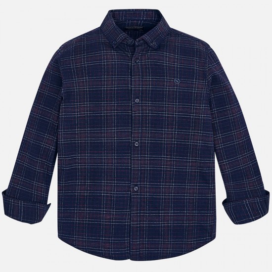 Mayoral L/s checked shirt 7138/45