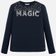 MAYORAL Long sleeved basic sequins t-shirt for girl 7011/63 MAYORAL Long sleeved basic sequins t-shirt for girl 7011/63