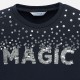 MAYORAL Long sleeved basic sequins t-shirt for girl 7011/63 MAYORAL Long sleeved basic sequins t-shirt for girl 7011/63