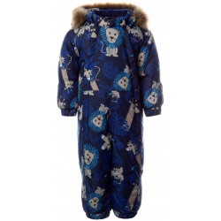 HUPPA  Babies overall with two front zippers KEIRA  300g /68-92/ 31920030-03086 navy