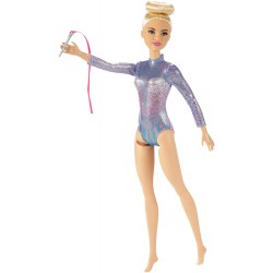 Barbie Rhythmic Gymnast Blonde Doll DFV50