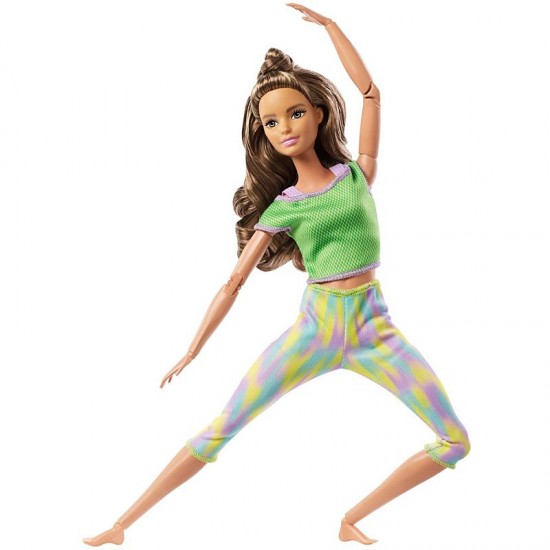 ​Barbie doll Made to Move brunette GXF05