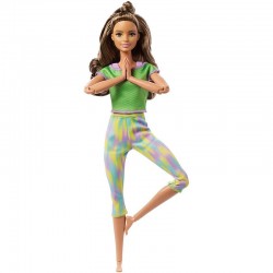 ​Barbie doll Made to Move brunette GXF05